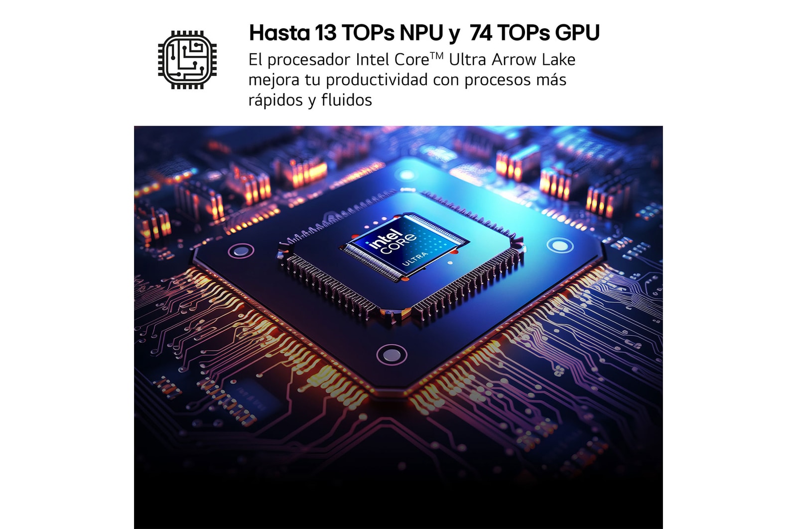 Top-down view of keyboard